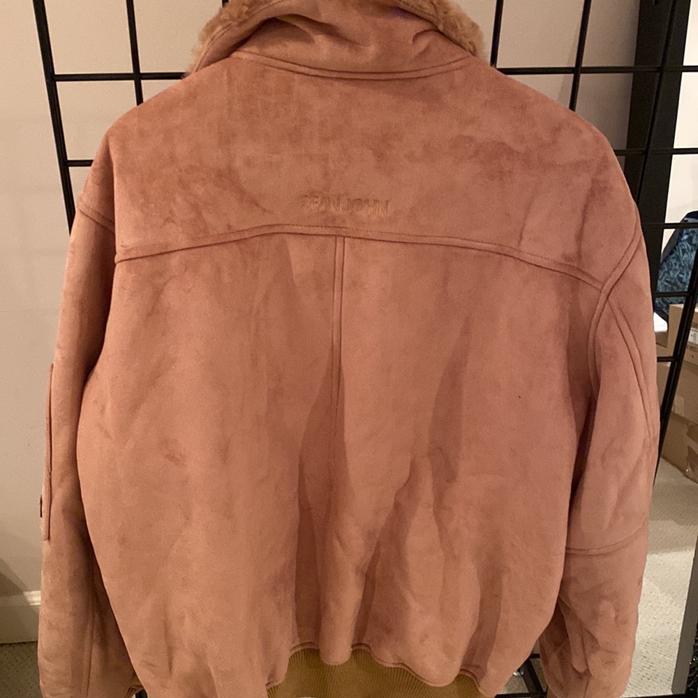 Tan Sean John Jacket, Barely Used, Size L - image 3